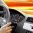 Hand of driver that holds wheel and goes on road - ГТРК